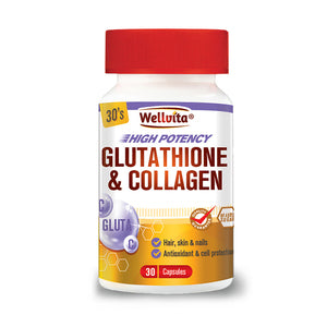 Wellvita Glutathione & Collagen Veg Capsules 30s