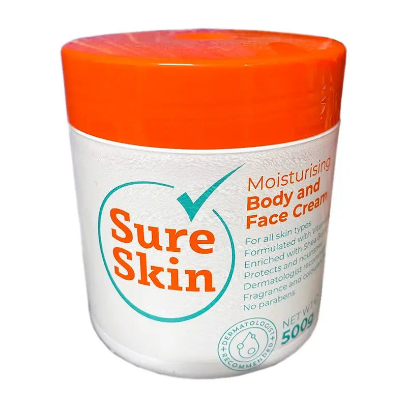 Sure Skin Moisturising Body & Face Cream 500g