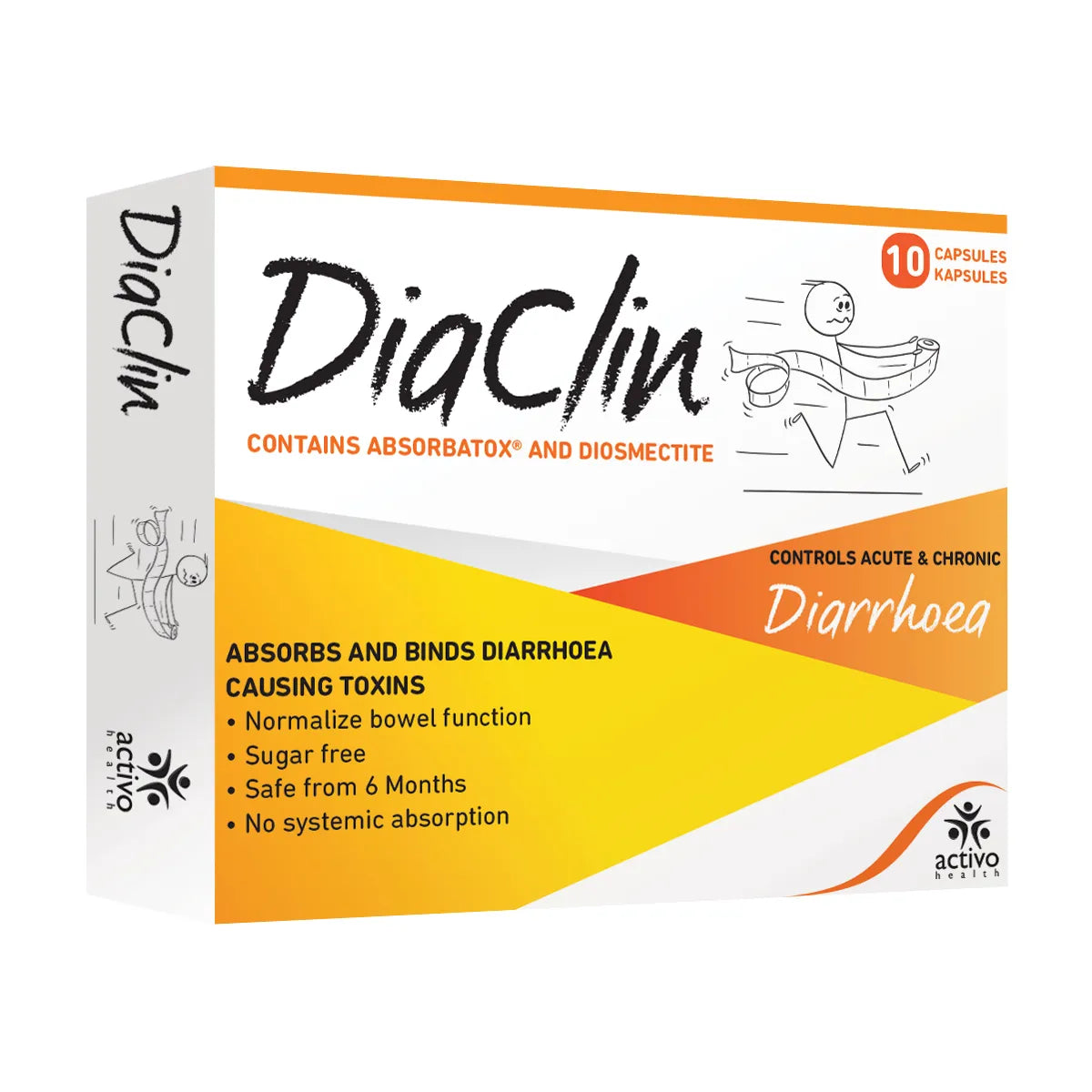 Diaclin Capsules 10's