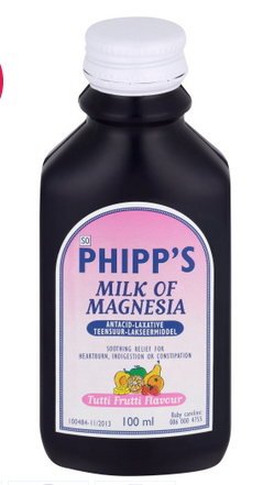 Phipp's Milk Of Magnesia Tutti Frutti Flavour 100ml