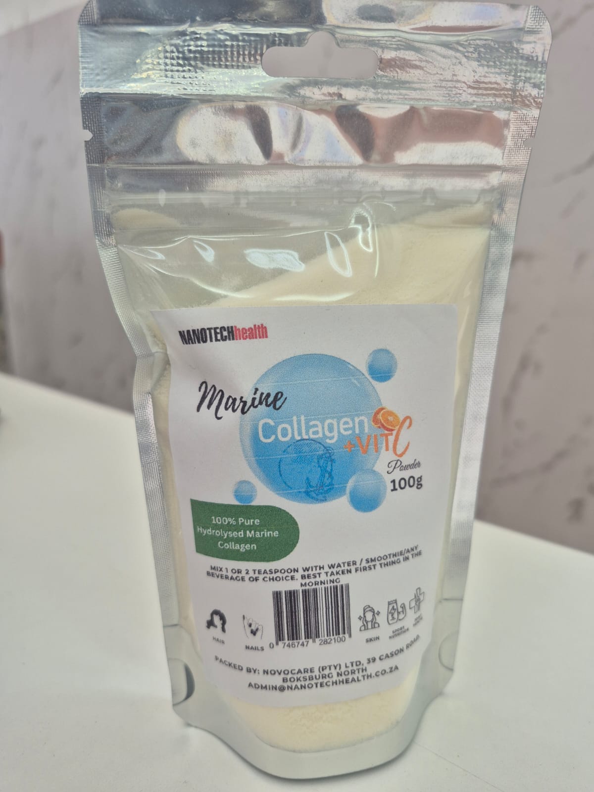 Nanotech Marine Collagen Powder with Vitamin C 100g