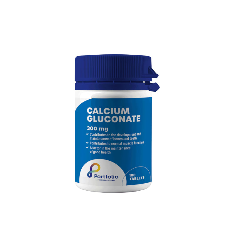 Calcium Gluconate 300mg Tablets 100’s
