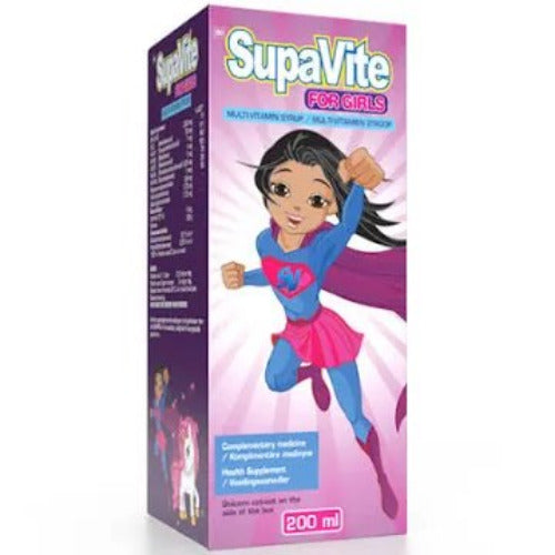 Supavite For Girls Multivitamin Syrup 200ml