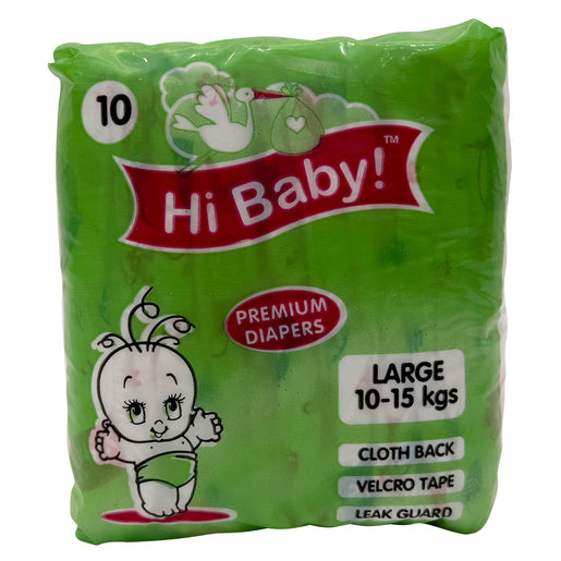 Baby Nappies Large 10-15kg (20 units)