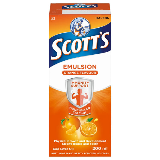 Scotts Emulsion Vitamin Syrup Orange 200ml