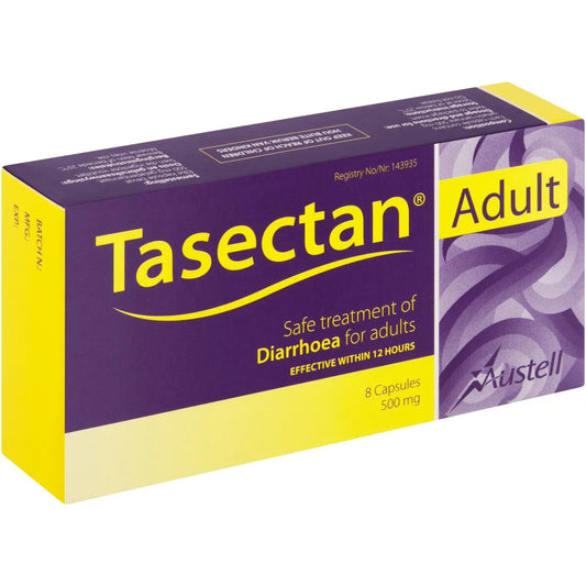 Tasectan Adult 500mg Capsules 8’s