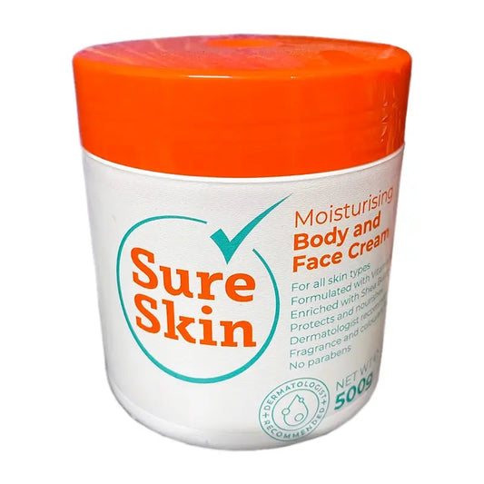 Sure Skin Moisturising Body & Face Cream 500g
