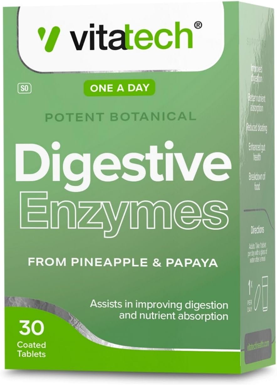 Digestive Enzymes 30 Coated Tablets