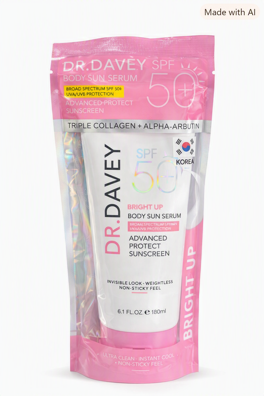 Dr Davey Sunscreen SPF50 (Triple Collagen and Alpha Arbutin 180ml)
