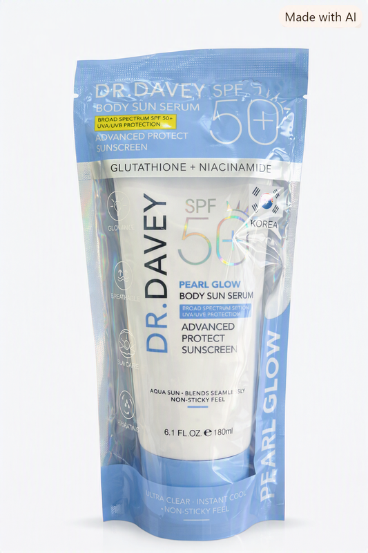 Dr Davey Sunscreen SPF50 (Glutathione and Niacinamide 180ml)