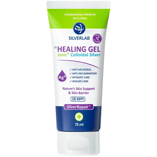Silverlab Colloidal Silver Healing Gel Tube 75ml