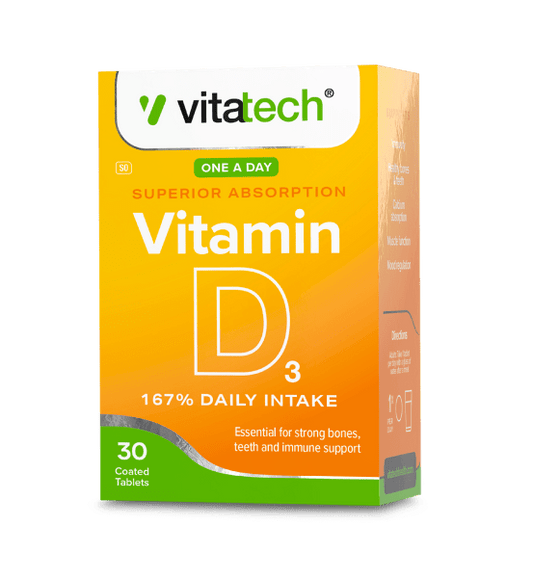 Vitatech Vitamin D3 Tablets 30’s
