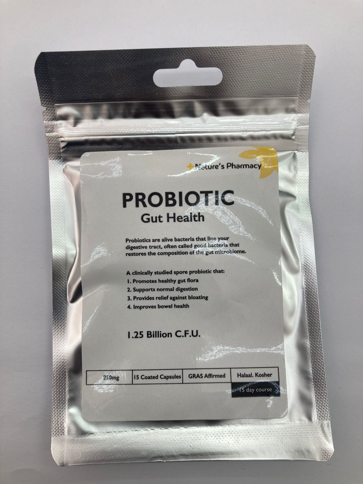 Probiotic 250mg 15 Capsules