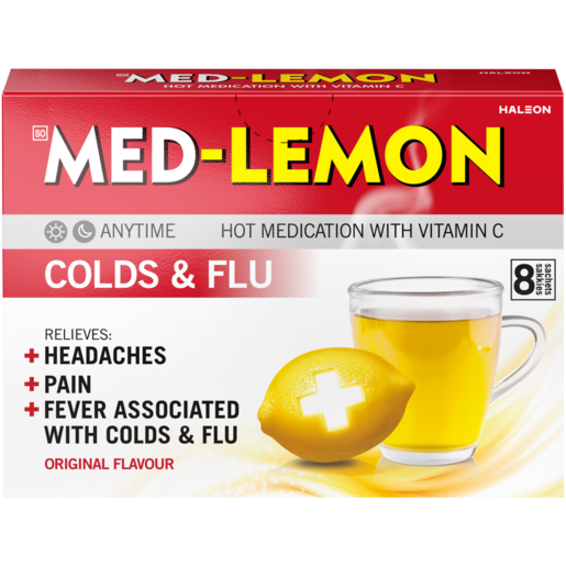 Med-lemon Original Flavour- 8 Sachets