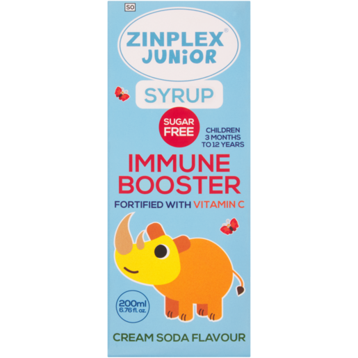 Zinplex Junior Syrup With Xylitol (Sugar Free) 200ml