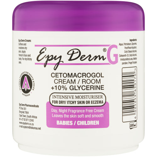 Epy Derm G 10% Glycerine Cream 500ml