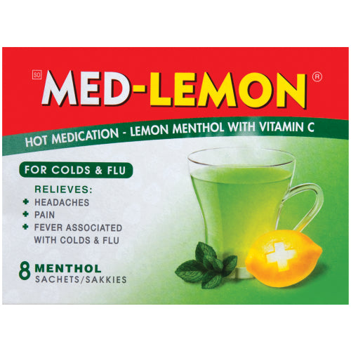 Med-lemon Menthol Flavour- 8 Sachets