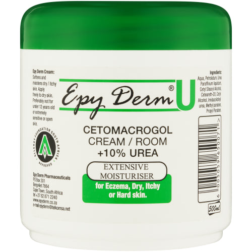 Epy Derm U 10% Urea Cream 500ml