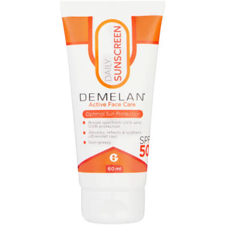 Demelan SPF50 Sunscreen Lotion 60ml