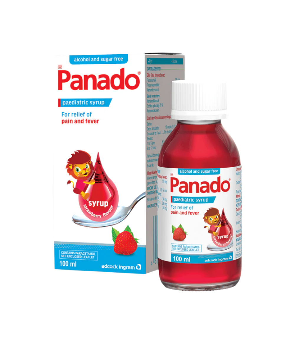 Panado Paediatric Syrup (Strawberry) 100ml – Randpark Pharmacy