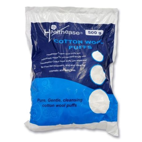 500g Cotton Wool Puffs/Balls